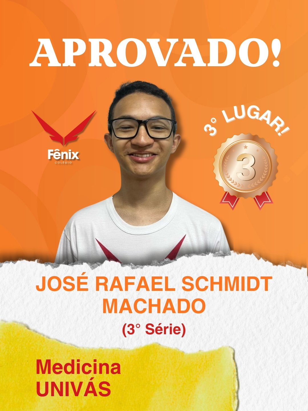 Eduarda Silva Alves [3º Ensino Médio] - Medicina - Universidade Federal de São João Del Rei UFSJ - Colêgio Fênix Pouso Alegre