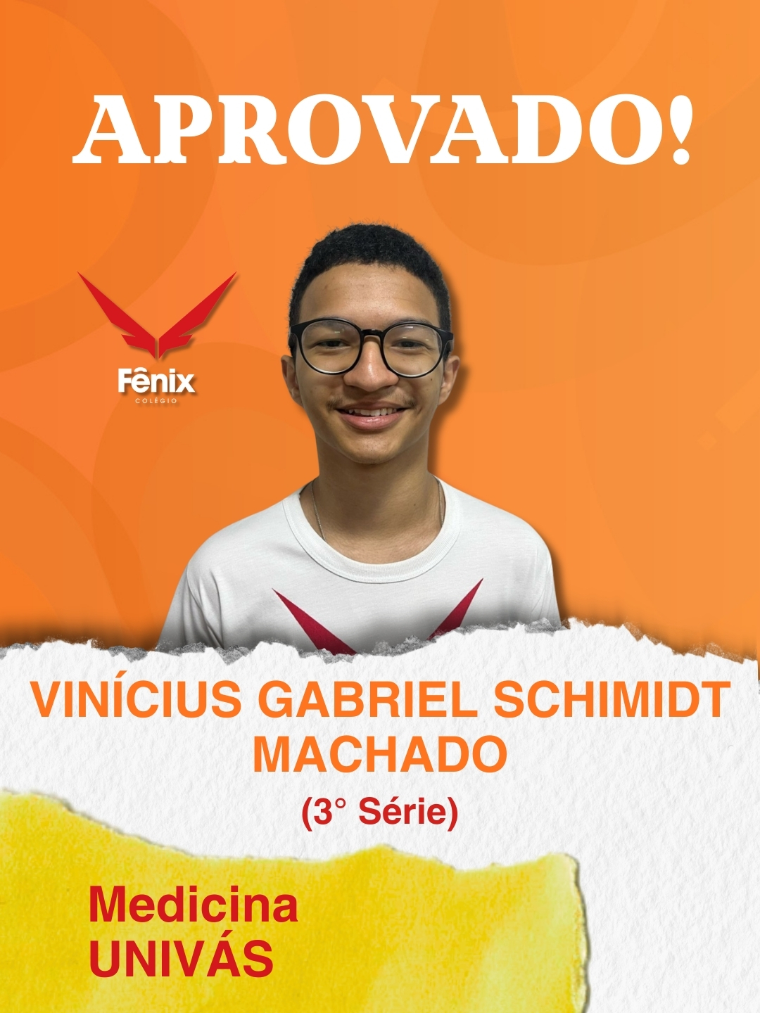 Eduarda Silva Alves [3º Ensino Médio] - Medicina - Universidade Federal de São João Del Rei UFSJ - Colêgio Fênix Pouso Alegre