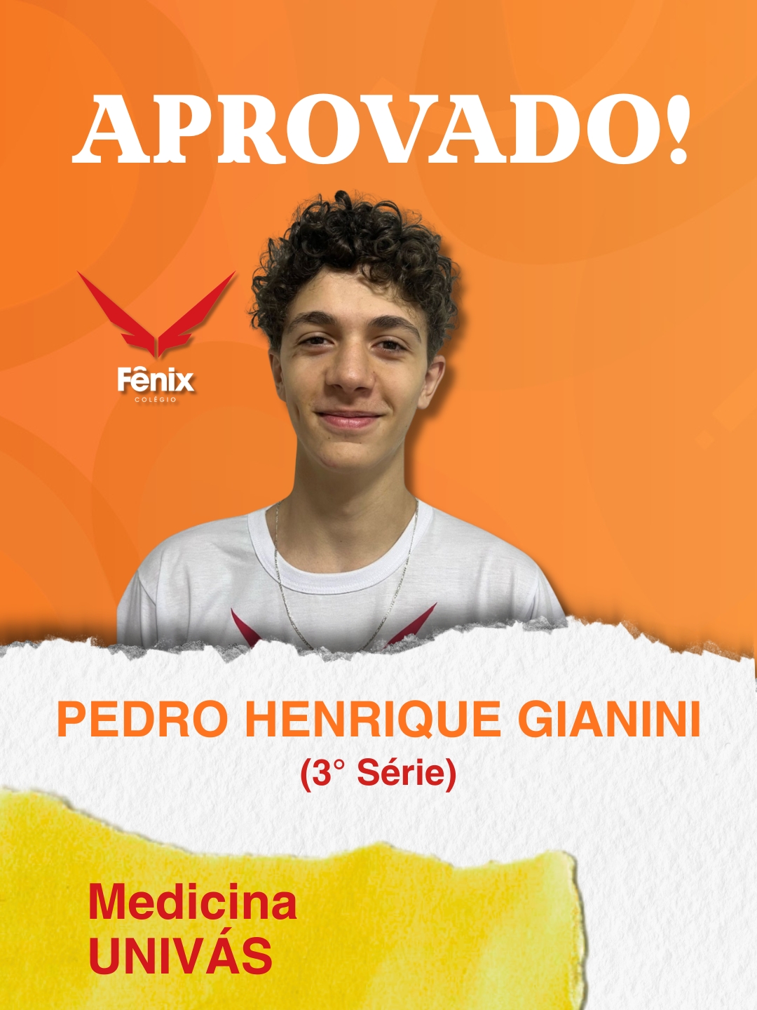 Eduarda Silva Alves [3º Ensino Médio] - Medicina - Universidade Federal de São João Del Rei UFSJ - Colêgio Fênix Pouso Alegre