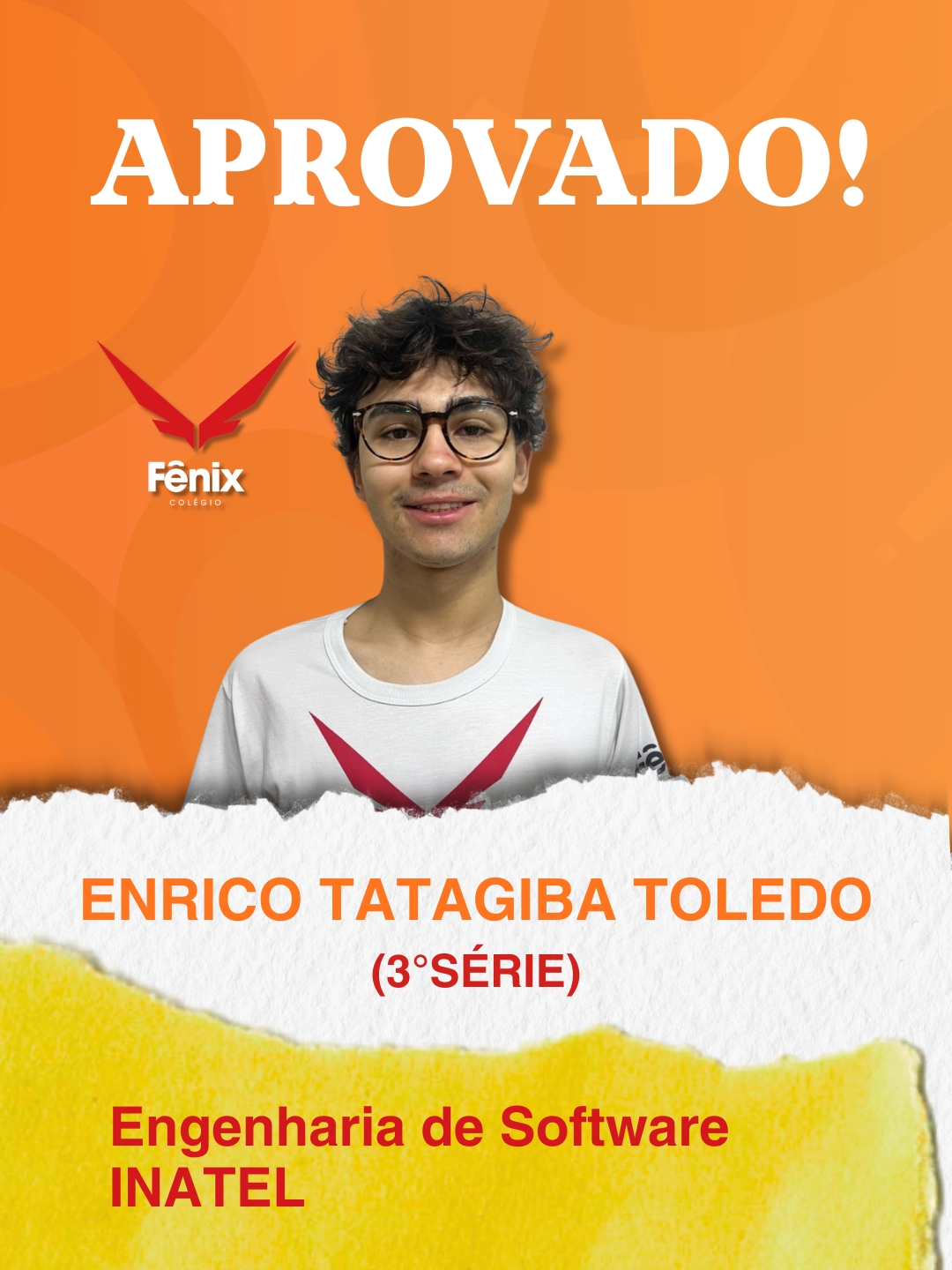 Eduarda Silva Alves [3º Ensino Médio] - Medicina - Universidade Federal de São João Del Rei UFSJ - Colêgio Fênix Pouso Alegre