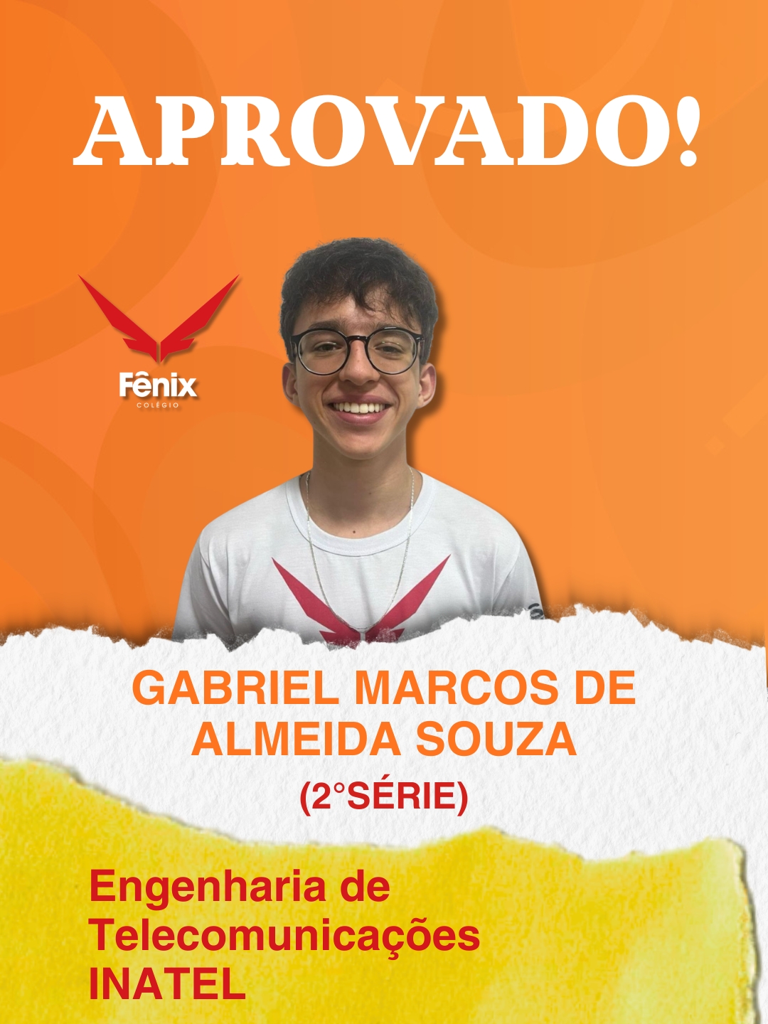 Eduarda Silva Alves [3º Ensino Médio] - Medicina - Universidade Federal de São João Del Rei UFSJ - Colêgio Fênix Pouso Alegre