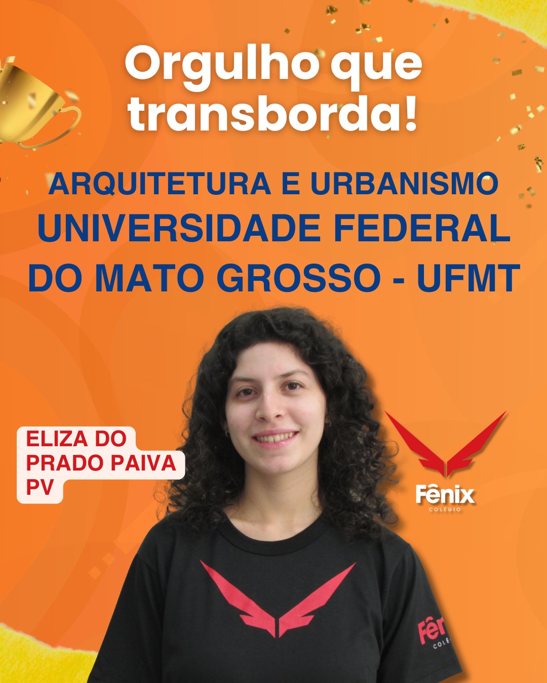 Eliza do Prado Paiva [PRÉ-VESTIBULAR] - Arquitetura e Urbanismo - Universidade Federal do Mato Grosso UFMT - Colêgio Fênix Pouso Alegre